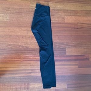 Black lululemon leggings 28”